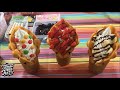 Bubble Waffle Ice Cream - Oreo, Chocolate Nutella & Strawberry - London Street Food