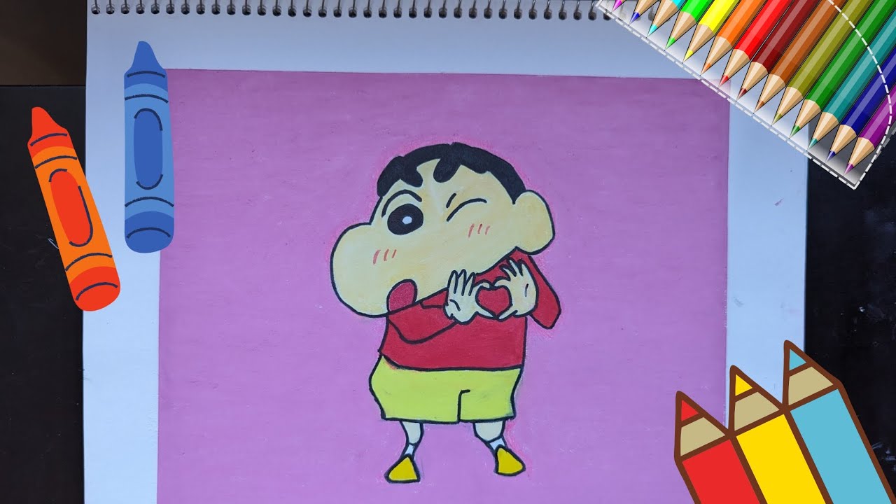 Shinchan Drawing Step By Step | How To Draw Shinchan Easily | #drawing ...