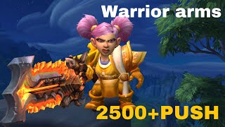 Arms Warrior Feels INSANE(2500+ PUSH MMR) BG BLITZ WoW: The War Within 11.0.7