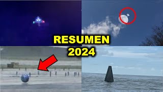 Resumen del 2024 !!   Todos los Avistamientos OVNI grabados en este año