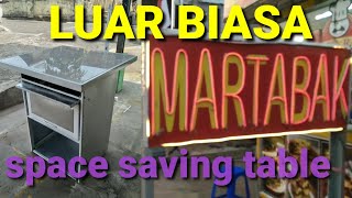 Meja martabak irit tempat/boleh di tiru