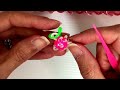 fun fun loom flower charm　　　ファンルーム　　　お花　　作り方