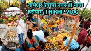 वाघेश्वर देवाचा नवस || यात्रा हरीग्राम  || NIKHIL VLOG