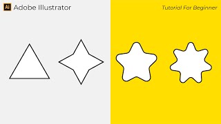 Easy How to Draw Star and Modify - Adobe Illustrator Tutorial