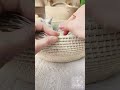 craft idea diy basket with rafia grass diy diybasket handmade