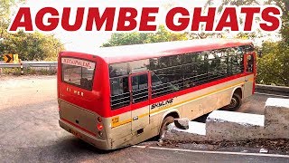 Dangerous Agumbe Ghats Bus Chasing on Hairpin Bends.