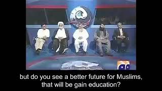 Pakistani intellectual questioning zameer of Pakistan on live television