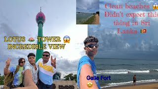 Incredible Sri Lanka 🇱🇰 trip Lotus tower Marissa 🏖️ beach 🫶👌.