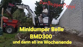 Mein Minidumper von Belle/ @DerBaggerPeppi /Mit Bobcat E10z