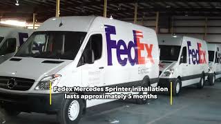 Capital Wraps Completed FedEx Fleet Wraps Installation