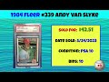 1984 fleer most expensive ebay sales baseball cards may 2023