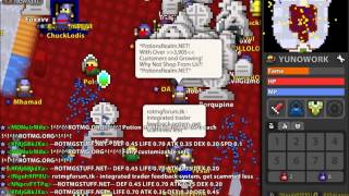 RotMG: Hackers Spawning O2 in Nexus- Many 8/8 Deaths, Player Massacre