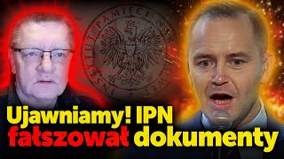 Ujawniamy! IPN fałszował dokumenty. Płk Piotr Wroński ujawnia szczegóły swojego śledztwa.