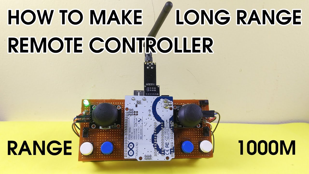 How To Make A Remote Controller Diy Long Range Rc Youtube
