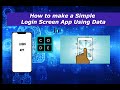 How to  make a login screen app using Code.org App lab
