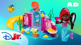 AD | Ariel's Crystal Cavern Lego Playset Toy Play 🐳 | Disney Jr.’s Ariel | @disneyjr