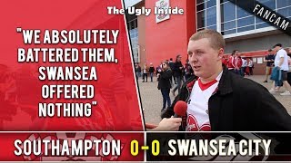 "We absolutely battered them, Swansea offered nothing" | Southampton 0-0 Swansea | The Ugly Inside