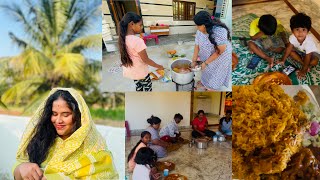 ಹೊಸ ವರ್ಷದ ಶುಭಾಶಯಗಳು 2025🎀💕 ಅಮ್ಮನ special biriyani🍲🍗||Dee vlogs kannada||