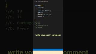 C programming Exercise - 26 #C #shorts #shortsvideo #coding #programming #versionup