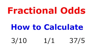 Fractional Odds explained and How to Calculate Fractional Odds in Sports Betting Tips