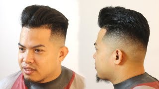 HOW TO SKIN FADE POMPADOUR FOR BEGINNERS || STEP BY STEP TUTORIAL