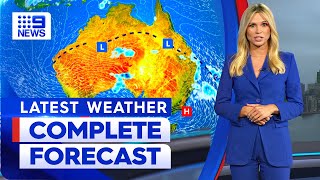 Australia Weather Update: Potential flash flooding in south-east Queensland | 9 News Australia