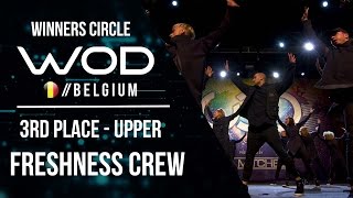 Freshness Crew | 3rd Place Upper Division | Winner Circle | World of Dance Belgium 2017 |  #WODBE17