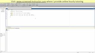 MATLAB- Basic Plotting