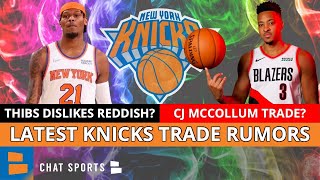 New York Knicks Trade Rumors On CJ McCollum Trade + Did Tom Thibedeau Not Want Cam Reddish Trade?