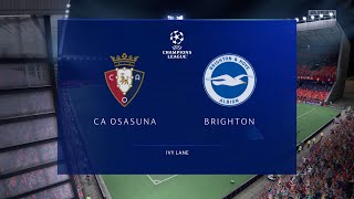 FIFA 22 | CA Osasuna vs Brighton - UEFA Champions League | Gameplay