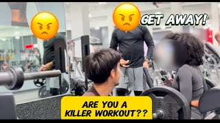 ~You a killer Workout? Prank to girls at Gym              ~Gone Wrong) Must Watch!!!