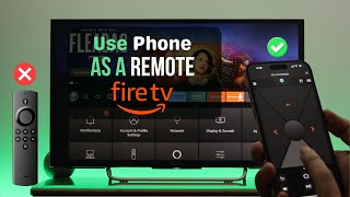 Fire TV Stick: How to Use Phone as a Remote! [Setup iPhones & Android]