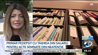 Primar din Alba, sancționat cu tăiere din salariu, pentru contracte semnate din neatenție