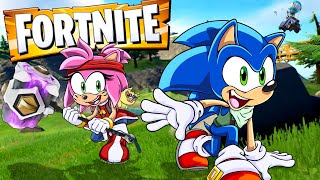 Sonic \u0026 Amy Play FORTNITE!! 🔵💨