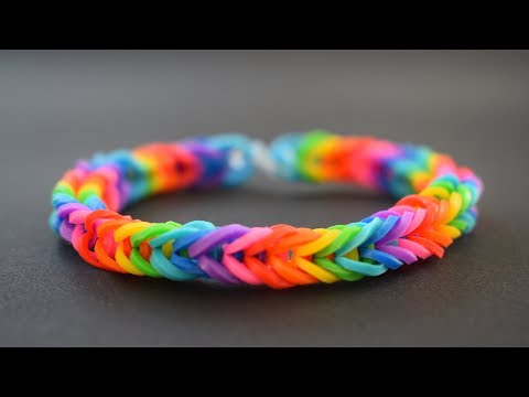 DIY - How to make Rainbow Loom Bracelet with your fingers - EASY TUTORIAL DIY - How to make Rainbow Loom Bracelet with your fingers - EASY TUTORIAL