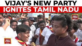 Actor Vijay's New Political Party Sparks Massive Celebration in Tamil Nadu | India Today