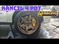 PERODUA KANCIL UPGRADE 4 POT AP RACING DEPAN DAN BELAKANG DISC | LAN AUTOMOTIVE ENGINEERING