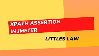 What & How to use XPath Assertion in JMeter #jmeter #jmetertutorial #performancetesting