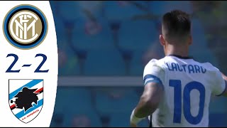 inter vs sampdoria 2-2 9/12/2021 all goals highlights