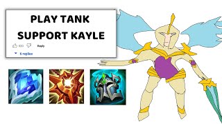 I PLAYED A TANK SUPPORT KAYLE STRATEGY TO DIAMOND...