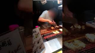 Roasted Pleurotus Eryngii杏鮑菇@Ningxia Night Market Taipei寧夏夜市 臺北