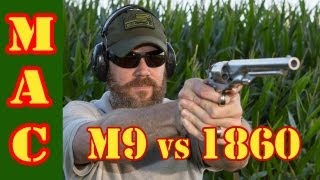 ബാലിസ്റ്റിക്സ് ടെസ്റ്റിംഗ്: M9 vs.1860 ആർമി