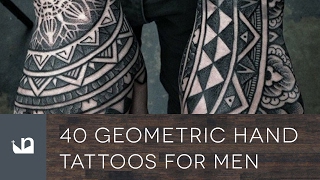 40 Geometric Hand Tattoos For Men