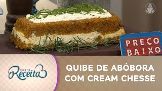 Quibe de abóbora com cream cheese para fazer no seu jantar de sexta-feira