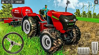 Farm Tractor Driving Simulator - Tractor Farming Driver: Village Simulator | Android Gameplay