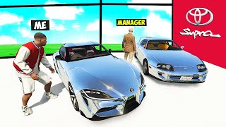 Stealing EVERY DIAMOND TOYOTA SUPRA From THE SHOWROOM in GTA 5!