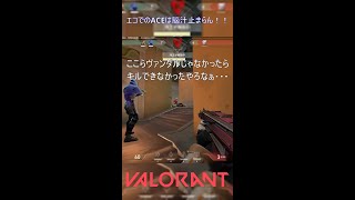 エコでのACEは脳汁止まらん！！【VALORANT】#VALORANT #ヴァロラント #shorts