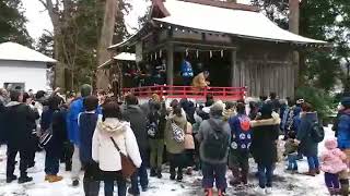 呑香稲荷神社　節分祭　豆まき