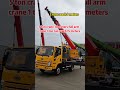 5 ton crane 30 meters full arm crane 1 ton can reach 15 meters, 2 tons reach 8 meters