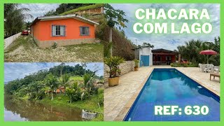 REF. 630, CHÁCARA COM BELO LAGO POR R$ 299 Mil  EM MIRACATU - SP.